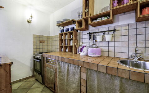 Marijana: Room, Property, Interior Design, Tile, Shelf, Kitchen, Countertop, Building, Furniture, Wall