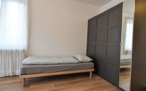 San Anton: Flooring, Floor, Furniture, Wood, Interior Design, Bedroom, Wood Flooring, Room, Bed, Lighting