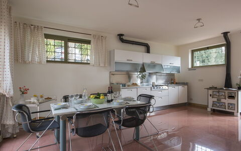Delfina: Property, Room, Furniture, Building, Floor, Interior Design, Ceiling, House, Table, Real Estate