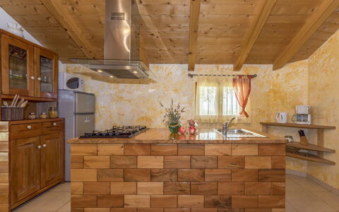 Cetina: Countertop, Room, Property, Furniture, Building, Floor, Kitchen, Ceiling, Interior Design, Beam