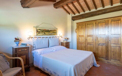 Villa Alba: Bedroom, Bed, Furniture, Room, Property, Bed Sheet, Bed Frame, Ceiling, Building, Interior Design