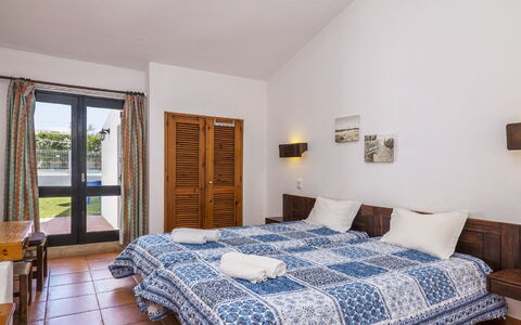 Villa Jacaranda V3: Bedroom, Furniture, Room, Bed, Property, Bed Sheet, Bedding, Bed Frame, Floor, Interior Design