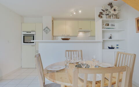 Les Écureuils: Furniture, Property, Table, Cabinetry, Wood, Chair, Shelf, Interior Design, Lighting, Countertop