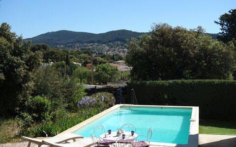 La Chilière: Water, Plant, Sky, Building, Swimming Pool, Nature, Azure, Botany, Tree, Natural Landscape