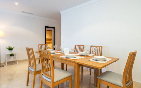 Mirador Ii: Room, Property, Furniture, Dining Room, Table, Real Estate, Interior Design, Building, Yellow, Floor