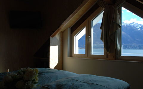 Rossella: Room, Bedroom, Property, Furniture, Bed, Interior Design, Daylighting, Wall, House, Window