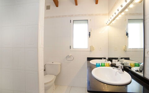 Nina Rose: Bathroom, Property, Room, Interior Design, Sink, Building, Architecture, Tile, House, Wall