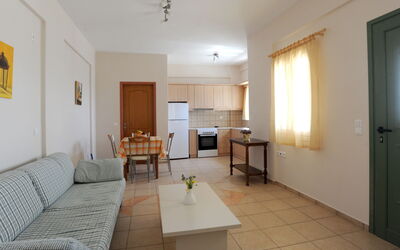Ormos Apartment Ii 1.2: Room, Property, Building, Furniture, Interior Design, Floor, House, Real Estate, Apartment, Living Room