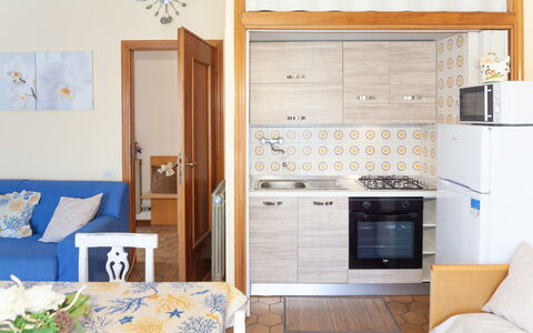 Eveten Apartments - Diano Marina: Room, Furniture, Property, Interior Design, Door, Wall, Building, House, Home, Floor