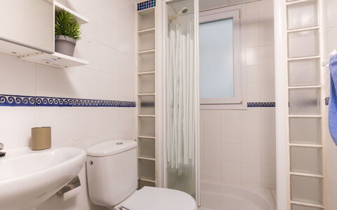 Reina Sofia Ii: Bathroom, Property, Room, Interior Design, Plumbing Fixture, Tile, Wall, Real Estate, Architecture, Building