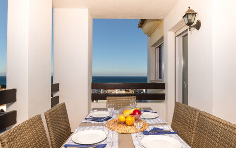 Reina Sofia Ii: Room, Property, Building, Suite, Interior Design, Azure, Furniture, Real Estate, Table, House