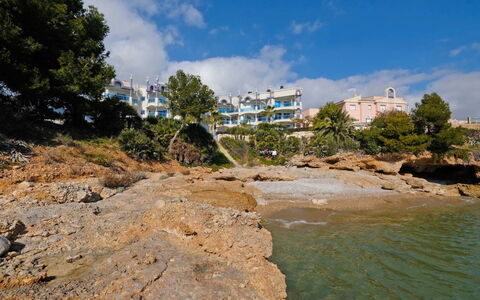 Playasol 1: Water, Sky, Water Resources, Sea, Beach, Rock, Coast, Wilderness, Tree, Shore