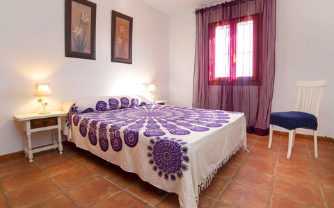 Vicent: Bedroom, Room, Bed, Furniture, Property, Floor, Bed Frame, Bed Sheet, Interior Design, Purple
