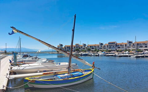 Le Méditerranée: Boat, Blue, Water, Watercraft, Body Of Water, Boats And Boating--Equipment And Supplies, Waterway, Summer, Marina, Naval Architecture