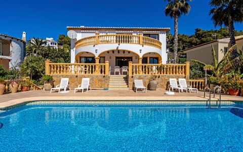 Villa Casablanca: Water, Plant, Sky, Property, Swimming Pool, Blue, Azure, Tree, Shade, Leisure