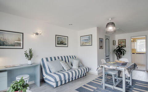 Les Genêts: Picture Frame, Furniture, Property, Table, Lighting, Couch, Comfort, Plant, Interior Design, Flooring