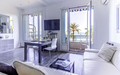 La Joconde: Window, Furniture, Plant, Cabinetry, Table, Chair, Interior Design, Building, Flooring, Houseplant
