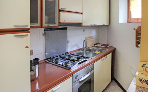 La Mia Casetta: Cabinetry, Countertop, Kitchen Sink, Sink, Kitchen Appliance, Gas Stove, Kitchen Stove, Kitchen, Cooktop, Home Appliance