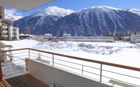 Chesa sur Puoz 7: Mountainous Landforms, Mountain, Snow, Mountain Range, Property, Sky, Winter, Glacial Landform, Alps, Real Estate