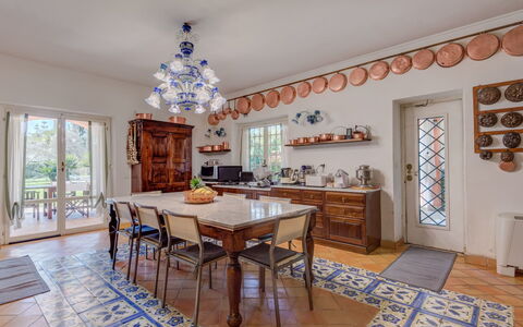 Giulia: Table, Property, Furniture, Picture Frame, Azure, Wood, Building, Interior Design, Chair