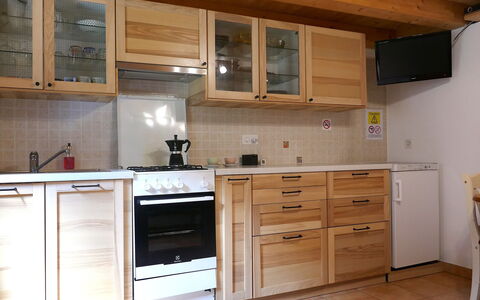 Rustico Nurell: Furniture, Cabinetry, Wood, Flooring, Kitchen, Drawer, Cupboard, Interior Design, Major Appliance, Kitchen Appliance