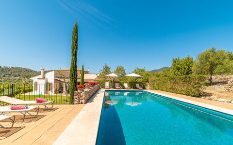 Son Maguet: Water, Plant, Sky, Daytime, Property, Building, Swimming Pool, Azure, Tree, Body Of Water