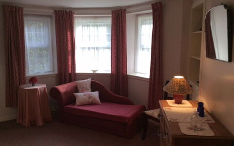 Craigton Cottage: Furniture, Table, Window, Curtain, Comfort, Wood, Shade, Textile, Interior Design