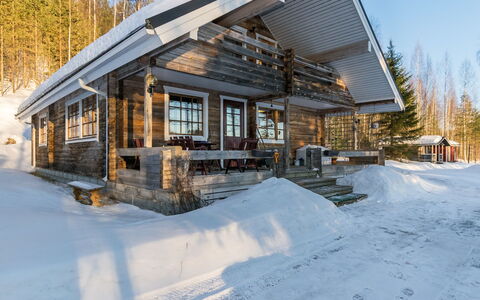 Saarijärvi: Wood, Cottage, Log Cabin, Forest, Shed, Garden Buildings, Larch, Woodland, Wood Stain