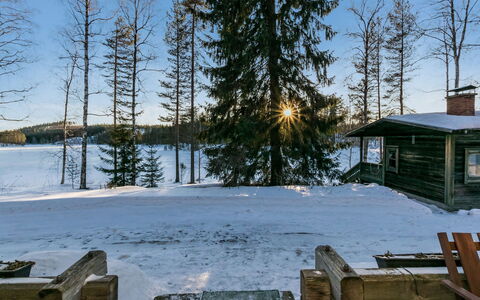 Saarijärvi: Wood, Cottage, Log Cabin, Forest, Shed, Garden Buildings, Larch, Woodland, Wood Stain