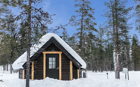 Arctic Light Hut: Wood, Winter, Cottage, Snow, Hut, Roof, Log Cabin, Freezing, Larch, Shed