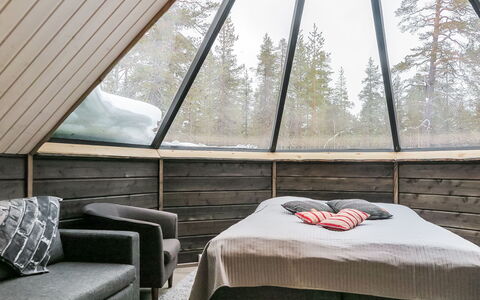 Arctic Light Hut: Wood, Ceiling, Floor, Interior Design, Flooring, Hardwood, Wood Stain, Glass, Daylighting, Wood Flooring