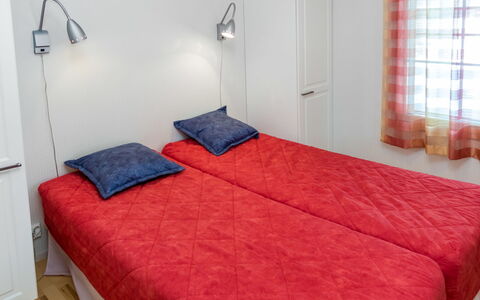 Nelikko a: Interior Design, Floor, Flooring, Furniture, Textile, Room, Bedroom, Linens, Bed, Home