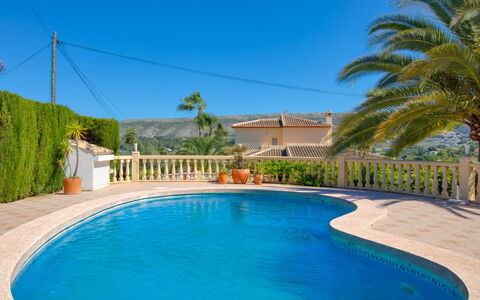 Villa Meena: Swimming Pool, Property, Real Estate, Resort, Azure, Vacation, Water, House, Estate, Building
