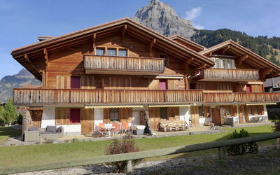 Kandersteg 310: Sky, Plant, Mountain, Property, Building, Window, Tree, Wood, House, Cottage
