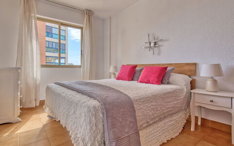 Calpe Calp 1110: Bedroom, Furniture, Bed, Room, Property, Bed Sheet, Interior Design, Floor, Bed Frame, Bedding