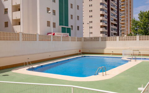 Calpe Calp 1110: Property, Swimming Pool, Apartment, Building, Condominium, Real Estate, House, Leisure, Architecture, Residential Area