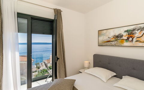 Villa Meri 2: Bedroom, Room, Property, Furniture, Bed, Interior Design, Building, Suite, Real Estate, House