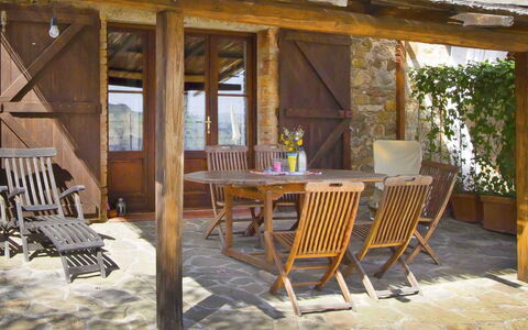 La Casetta: Property, Room, Furniture, Building, Table, Chair, House, Home, Real Estate, Interior Design
