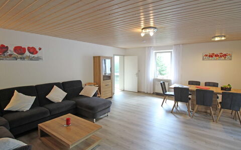 Eifelnatur (Haus 3): Furniture, Table, Property, Building, Wood, Comfort, Chair, Interior Design, Architecture, Couch