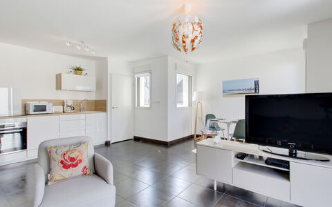 Domaine D'Augustin Apt B01: Room, Property, Furniture, White, Interior Design, Living Room, Building, Floor, Ceiling, House