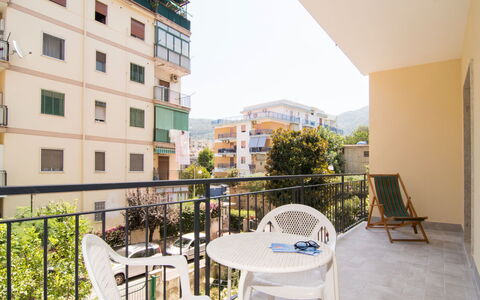 Ritamar: Building, Plant, Furniture, Window, Sky, Chair, Flowerpot, Table, Architecture, Outdoor Furniture