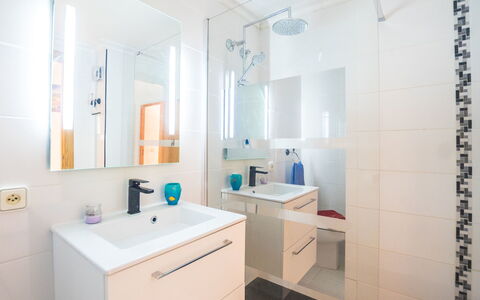 Mariners 2: Bathroom, Room, Property, Interior Design, Tile, Furniture, Ceiling, Building, Wall, Bathroom Cabinet