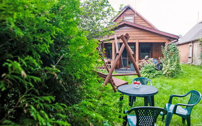 Bialowieza 300: Wood, House, Cottage, Home, Rural Area, Roof, Garden, Yard, Siding, Backyard