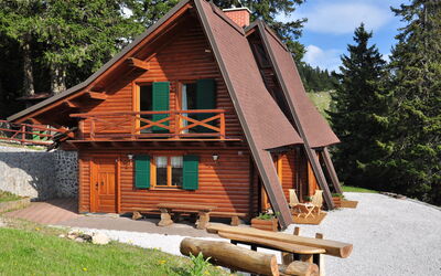 Krvavec 100: Plant, Building, Property, Window, Sky, Tree, House, Wood, Natural Landscape, Cloud