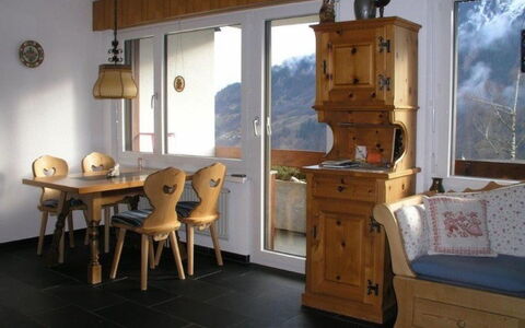 Ferienwohnung Köppel: Cabinetry, Property, Furniture, Table, Chair, Wood, Drawer, Building, Window, Interior Design