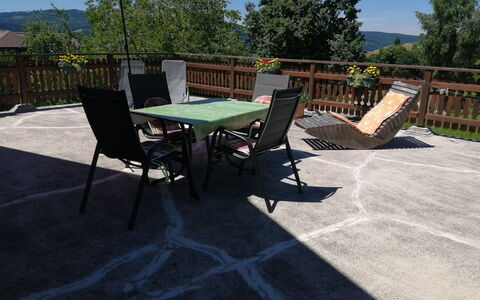 Mayrhofer: Furniture, Table, Property, Chair, Plant, Outdoor Table, Shade, Outdoor Furniture, Sky, Road Surface