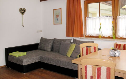 Alpbach 633: Furniture, Room, Living Room, Property, Interior Design, Floor, Couch, Building, Wall, House