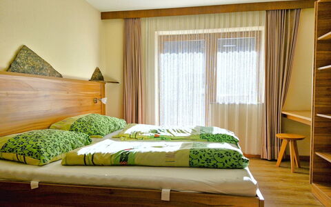 Waldhof: Furniture, Interior Design, Wood, Flooring, Bed, Ceiling, Floor, Bedroom, Room, Bed Sheet