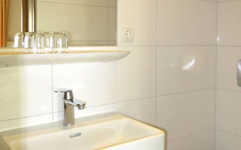 Alpenblick: Bathroom, Property, Room, Tap, Plumbing Fixture, Wall, Tile, Interior Design, Architecture, Bathroom Accessory
