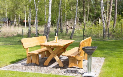 Karlshagen 605: Furniture, Outdoor Furniture, Wood, Outdoor Table, Chair, Garden, Bench, Hardwood, Outdoor Bench